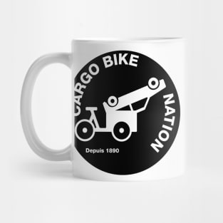 Cargo Bike Nation - Bike Carries Car - Circle Mug